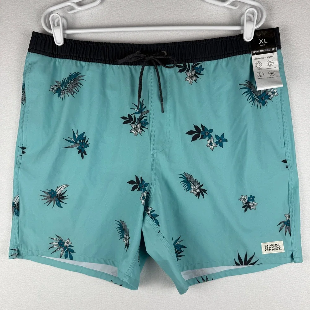NEW O'Neill Hermosa Shorts Mens XL Elastic Waist 17